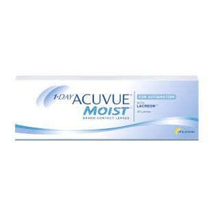 אקיוביו מויסט יומיות טוריות Acuvue 1-DAY Moist for Astigmatism Pack 30