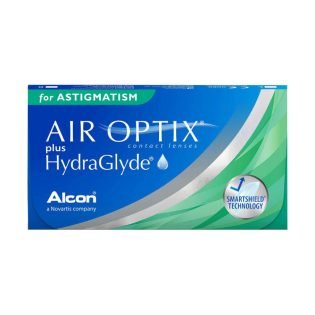 עדשות מגע חודשיות טוריות אייר אופטיקס AIR OPTIX® plus HydraGlyde® for Astigmatism Pack 6