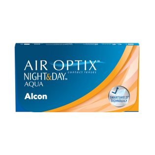 עדשות מגע חודשיות אייר אופטיקס נייט אנד דיי AIR OPTIX® NIGHT& DAY® AQUA Pack 3