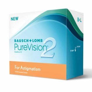 Purevision 2 HD for Astigmatism Pack 6 – עדשות מגע חודשיות פיורוויז’ן לאסטיגמטים