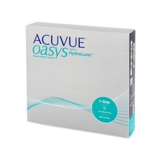 עדשות מגע יומיות אקיוביו אואזיס Acuvue Oasys 1-Day Pack 90