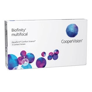 עדשות מגע חודשיות ביופיניטי מולטיפוקל  Biofinity Multifocal Pack 3