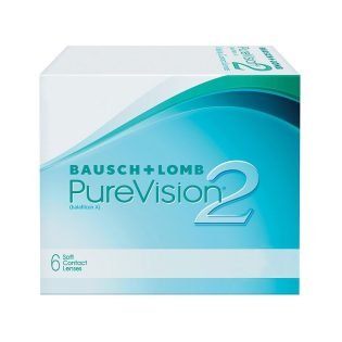 PureVision 2 Pack 6 -עדשות מגע חודשיות פיורוויז’ן 2